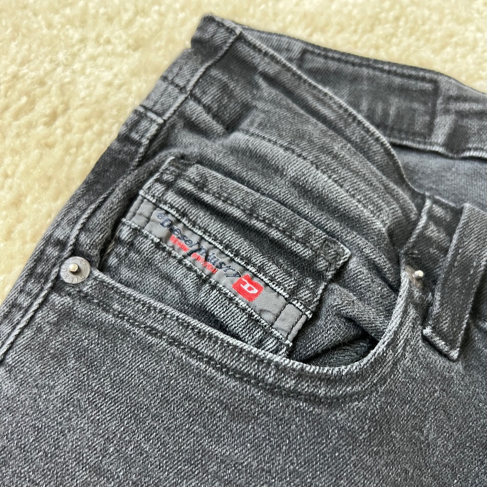 Diesel Size 27 Skinny Black Denim Jeans
